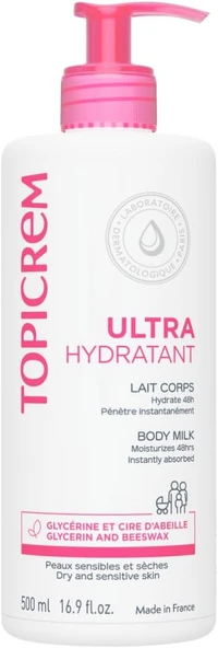 Topicrem Moisturizing Body Milk 500Ml ürün görseli 1