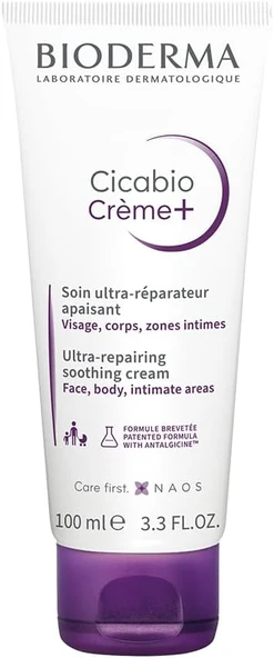 Cicabio Cream+ Onarıcı Yatıştırıcı Nemlendirici Bakım Kremi Bebek Çocuk Yetişkin Yüz Vücut 100 Ml ürün görseli 1