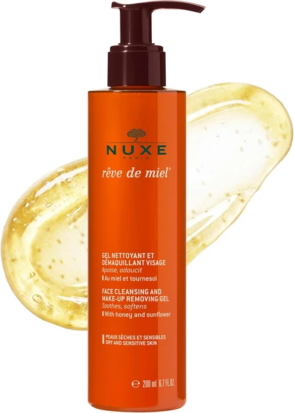 Nuxe Nuxe Reve De Miel Gel - Yüz Göz Makyaj Temizleme Jeli 200Ml 1 Paket (1 X 1 Adet) ürün görseli 1