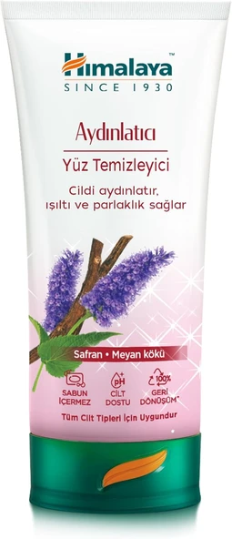 Himalaya Aydınlatıcı Yüz Temizleyici 150 Ml | Meyan Kökü, Safran, Salatalık, Nar | Parabensiz, Sabun İçermez | Tüm Ciltler ürün görseli 1