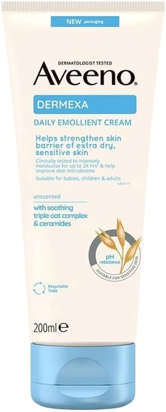 Aveeno Dermexa Daily Emollient Cream 200 Ml ürün görseli 1