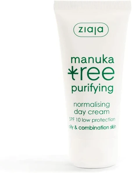Ziaja Manuka Ağacı Akneli Cilt Gündüz Kremi, Manuka Ağacı Serisi, 50 Ml ürün görseli 1