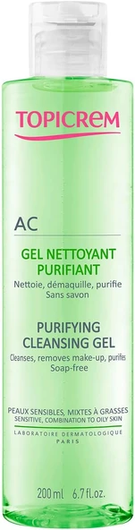 Topicrem Ac Purifying Cleansing Gel 200Ml ürün görseli 1