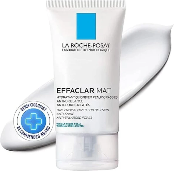 La Roche-Posay Effaclar Mat, Parlama Karşıtı Nemlendirici Bakım Kremi 40 Ml ürün görseli 1