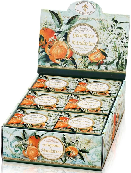 Saponificio Artigianale Fiorentino Sabun 100 Gr - Jasmine And Tangerine ürün görseli 1