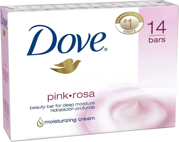 Beauty Bar, Pembe 4 Oz, 14 Bar ürün görseli 1
