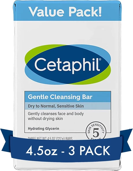 Cetaphil -"Cetaphil Cetaphil Nazik Temizlik Çubuğu, 130 Ml, 3 Doldurma" ürün görseli 1