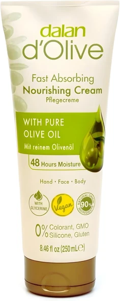 Dalan D'Olive Doğal Zeytinyağlı El Vücut Kremi Besleyici 250Ml 1 Paket (1 X 250 Ml) ürün görseli 1