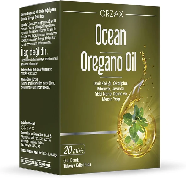 Oregano Oil Damla 20Ml ürün görseli 1