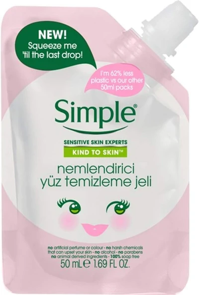Simple Yüz Temizleme Jeli 50 Ml 1 Paket (1 X 50 Ml) ürün görseli 1