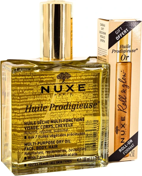 Nuxe Huile Prodigiuse Dry Oil + Roll On ürün görseli 1