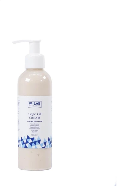 W-Lab Kozmetik Sage Oil Adaçayı Yağlı Kremi 190 Ml ürün görseli 1