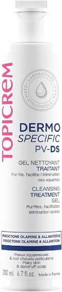 Topicrem Pv/Ds Cleansing Gel Body And Hair Sclap 200Ml ürün görseli 1