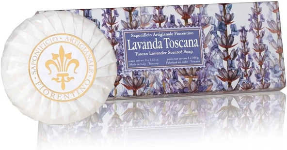 Saponificio Artigianale Fiorentino Sabun 3X100 Gr - Lavender ürün görseli 1