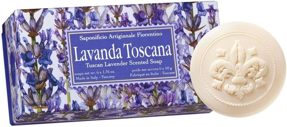 Saponificio Artigianale Fiorentino Sabun 6X50 Gr - Lavender ürün görseli 1