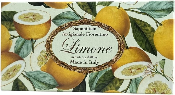 Saponificio Artigianale Fiorentino Sabun 3X125 Gr - Lemon ürün görseli 1