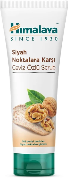Himalaya Since 1930 Siyah Nokta Karşıtı Yüz Temizleyici Scrub, Peeling Etkili, Elma, Ceviz, Tüm Ciltler, 75 Ml ürün görseli 1