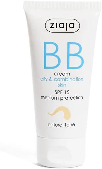 Ziaja Bb Yağlı Karma Cilt Doğal Ton Spf 15 50 Ml ürün görseli 1
