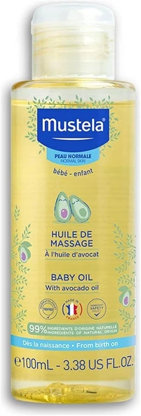 Avokado Yağı İçeren Bebek Masaj Yağı 100 Ml ürün görseli 1