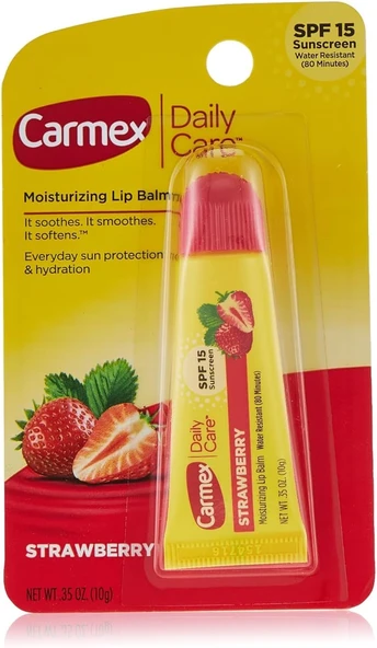 Carmex Lip Balm Çilek Dudak Kremi 10Gr ürün görseli 1