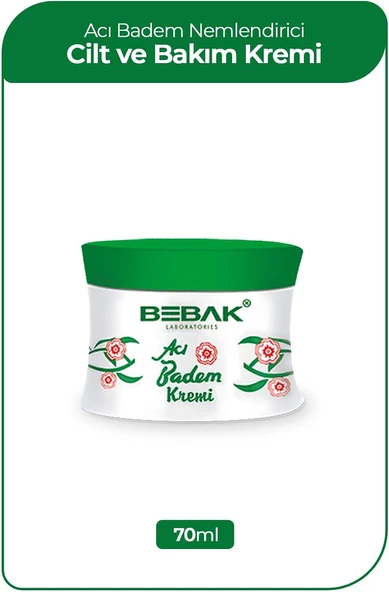 Bebak Acı Badem Kremi Kavanoz 70 G ürün görseli 1