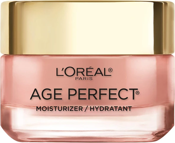 L'Oreal Paris Age Perfect Rosy Tone Anti-Sagging Face Moisturizer, Renew & Revive Healthy Tone, 1.7 Oz (Packaging May Vary) ürün görseli 1