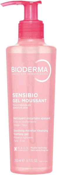 Sensibio Foaming Gel Hassas Normal Ciltler Durulanan Micellar Yüz Temizleme Jeli 200 Ml ürün görseli 1