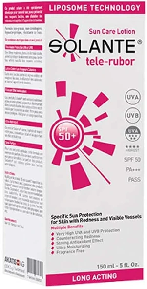 Solante Telerubor Spf50 Losyon 150Ml 1 Paket ürün görseli 1