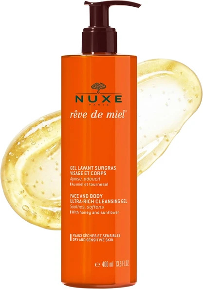 Nuxe Reve De Miel Face And Body Cleansing Gel 400Ml ürün görseli 1