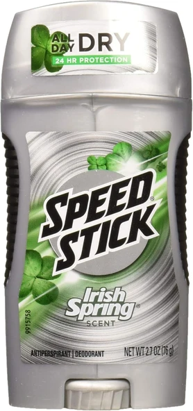 Speed Stick Irish Spring Antiperspirant Deodorant 76Gr, 22200950367 ürün görseli 1