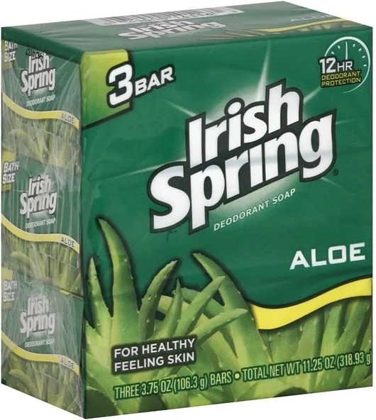 Irish Spring Aloe Sabun 3Lü Paket ürün görseli 1