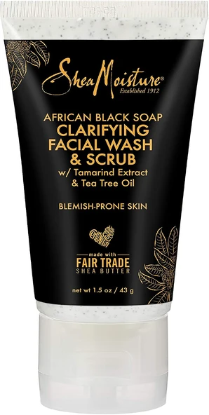 Shea Moisture Afrika Siyah Sabunu Yüz Yıkama Peeling 43Gr ürün görseli 1