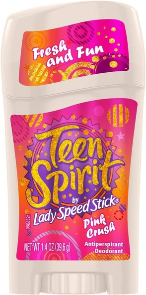 Teen Spirit Pink Crush Anti Perspirant Deodorant, 40 Ml - 12 Başına. ürün görseli 1