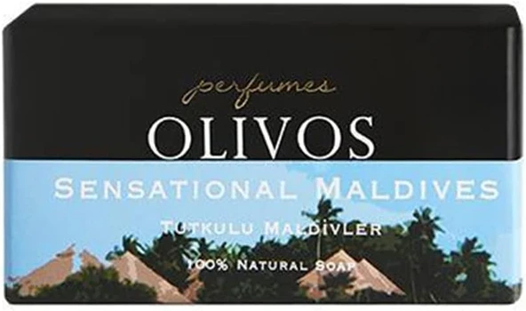 Olivos%100 Doğal Parfüm Tutkulu Maldivler Kokulu Zeytinyağı Katı Sabun Nem Dengeleyici 250 Gr (Tutkulu Maldivler) ürün görseli 1