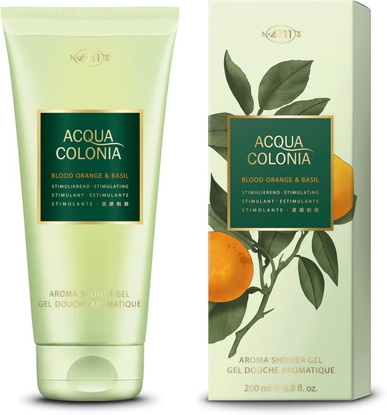 4711 Acqua Colonia Blood Orange & Basil Shower Gel 200 Ml Duş Jeli ürün görseli 1