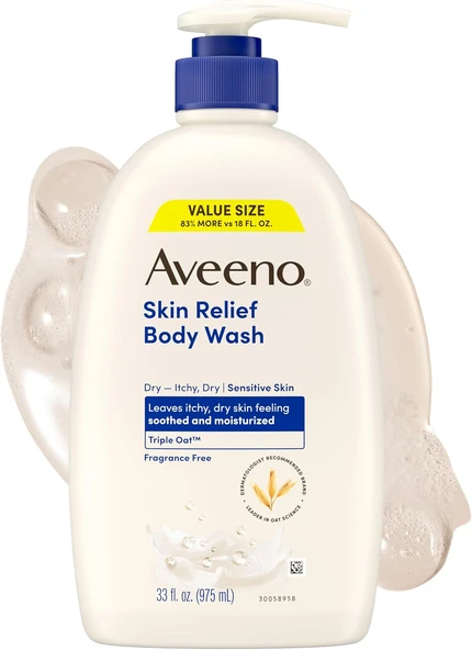 Aveeno Skin Relief Kokusuz Vücut Şampuanı 975Ml ürün görseli 1