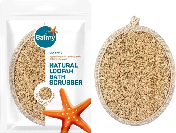 Balmy Naturel Loofah Banyo Kesesi Yağlı Ciltler (1 X 1 Adet) ürün görseli 1