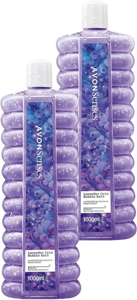 Avon Senses Lavender Calm Lavanta Kokulu Banyo Köpüğü 1 Lt. İkili Set ürün görseli 1