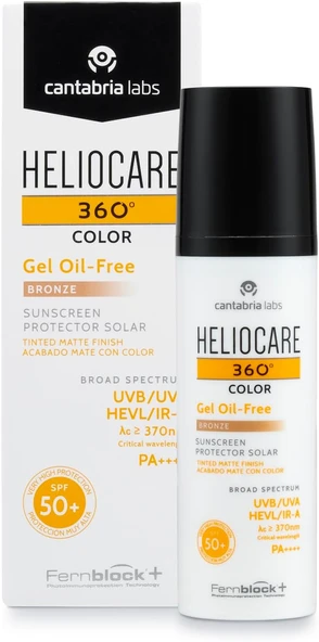 Cantabria Labs Heliocare 360 Gel Oil Free Bronze Spf50 50 Ml ürün görseli 1