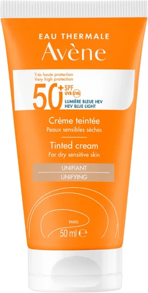 Creme Teintee Spf 50+ Renkli Güneş Koruma Kremi Kuru Hassas Ciltler (50 Ml) ürün görseli 1