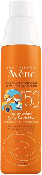 Çocuk Sprey Güneş Kremi Spf 50+ Vücut Için Yüksek Koruma Sağlayan Hassas Güneş Kremi 200 Ml ürün görseli 1