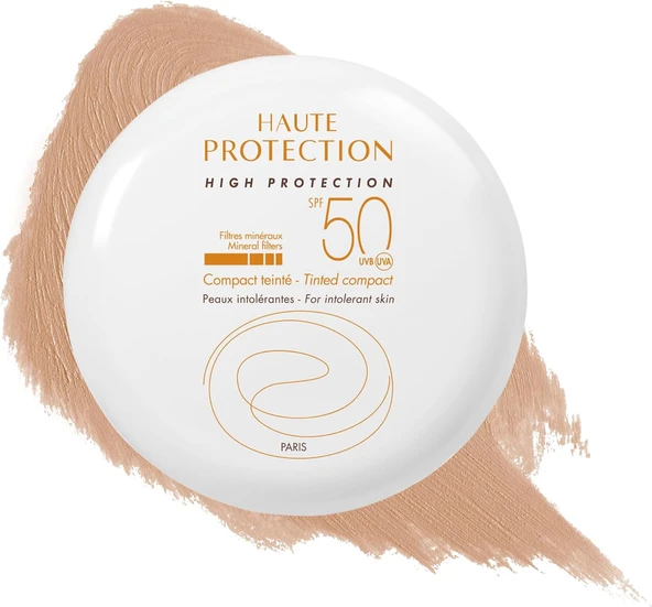 Beige Compact Mineral Filtreli Renkli Spf 50+ Cilt Tonu Eşitleyici Renk Güneş Kremi 10 Gr ürün görseli 1