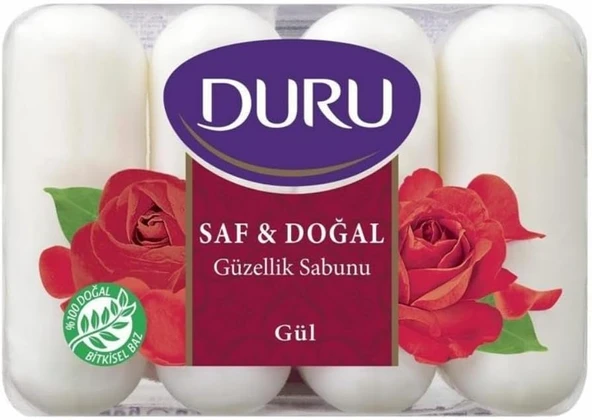 Duru Saf&Doğal Gül Sabun, 70 Gramx4 ürün görseli 1