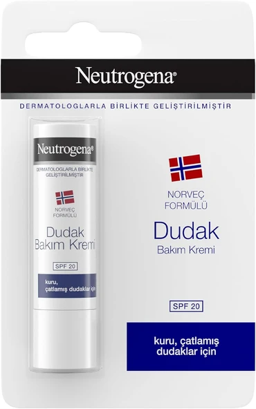 Norveç Formülü Güneş Koruma Faktörlü (Spf 20) Dudak Nemlendiricisi ürün görseli 1