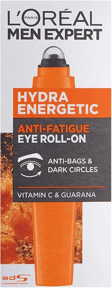 L'Oréal Men Expert Hydra Energetic Eye Roll-On, C Vitamini Ile, 10 Ml ürün görseli 1