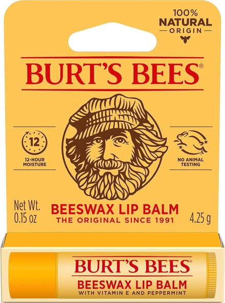 Burt'S Bees Beeswax Dudak Bakım Kremi - Nane Ferahlığı ürün görseli 1