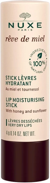 Nuxe Nuxe Reve De Miel Lip Stick Levres 4Gr - Nemlendirici Stick Dudak Bakım Kremi 4 Gr 1 Paket (1 X 1 Adet) ürün görseli 1