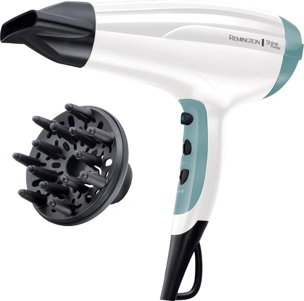 Saç Kurutma Makinesi Iyonları [Hafif Sessiz] Shine Therapy (2300 Watt, Hafif Düşük Ses Seviyesi, 3 Isıtma 2 Üfleme Kademesi, Soğutma Kademesi, Şekillendirme Başlığı Difüzör), ürün görseli 1