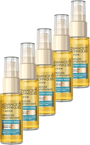 Avon- Fas Argan Yağı Besleyici Saç Serumu 30 Ml. Beşli Set ürün görseli 1