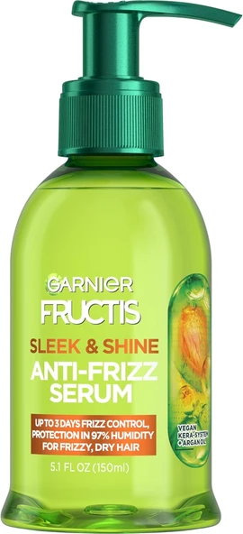 Fructis Şık Parlaklık Antifrizz Serum, Kıvrımlı, Kuru, Yönetilemez Saç, 5,1 Fl; Oz. ürün görseli 1